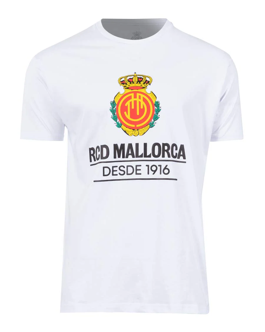 Camiseta Fanswear Escudo Blanca Niño