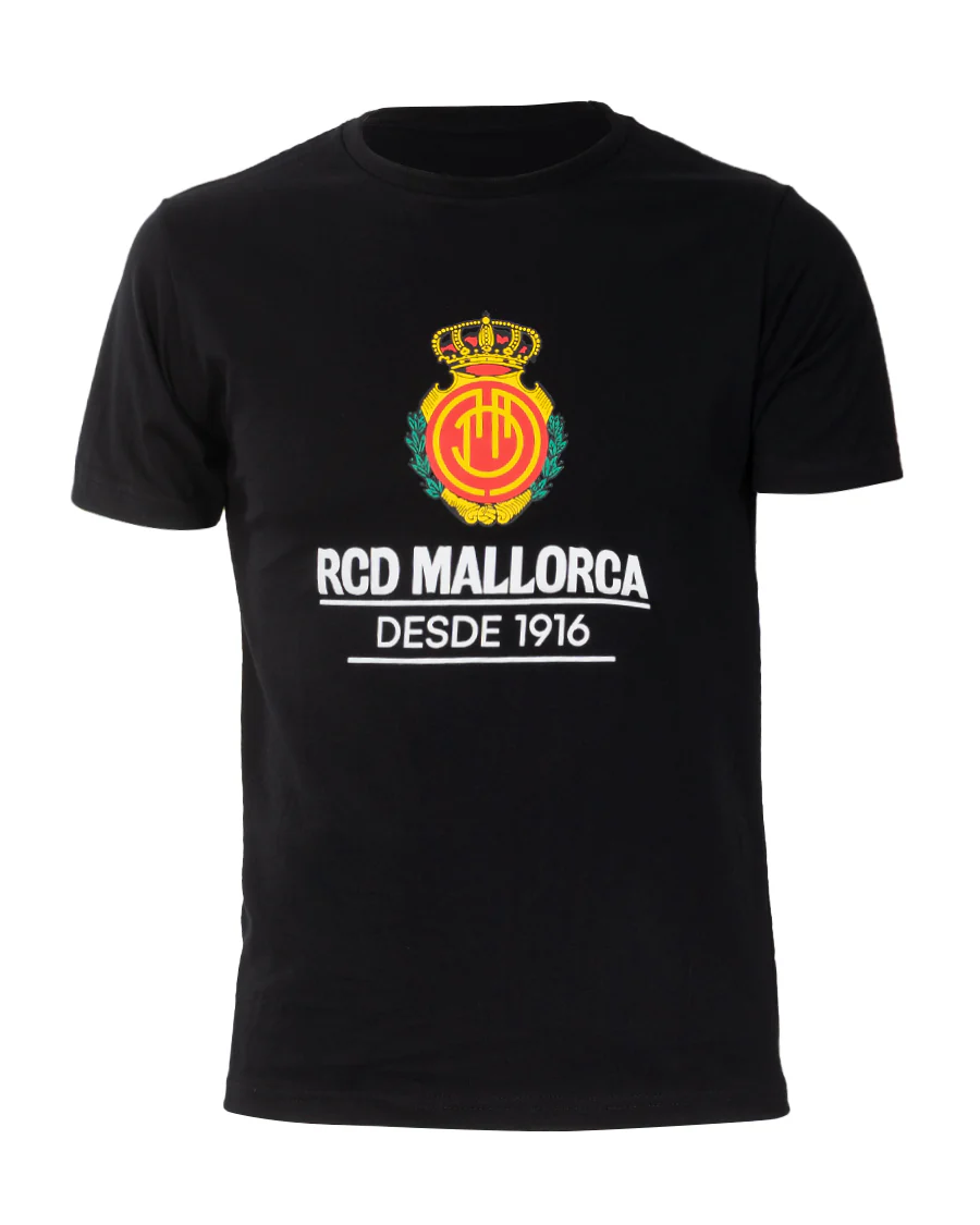 Camiseta Fanswear Escudo Negra Niño