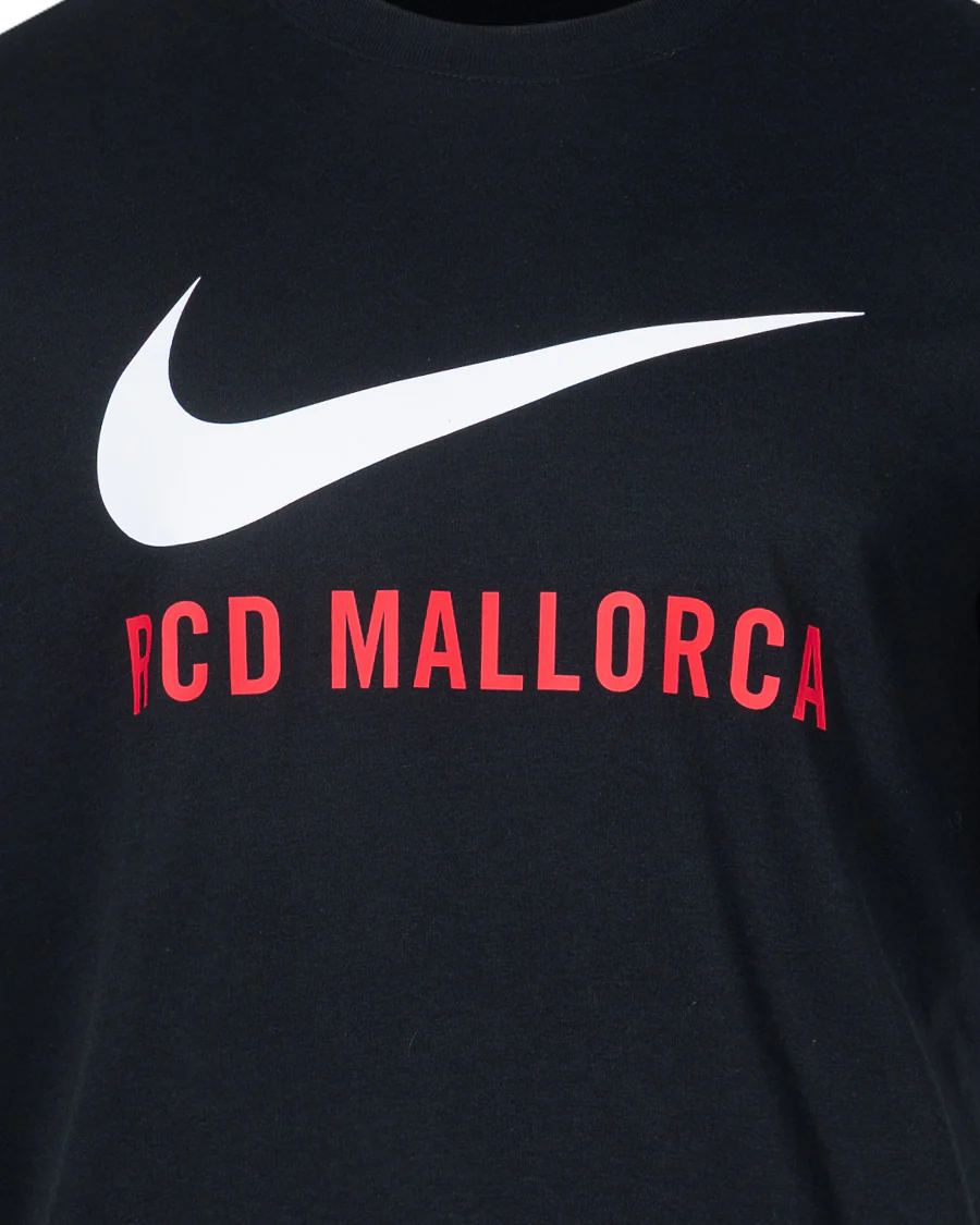 Camiseta Fanswear Icon Swoosh Negra - Image 4