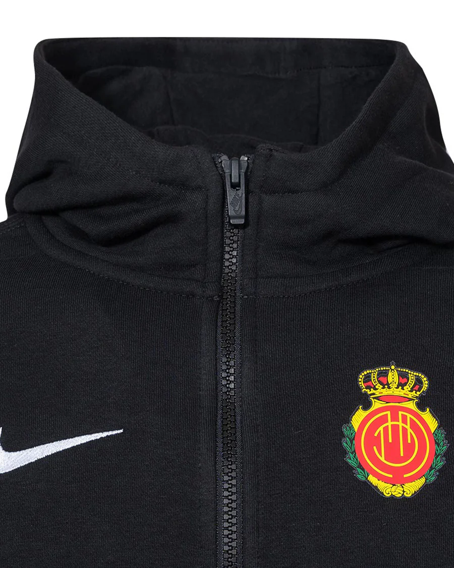 Chaqueta con Capucha Fanswear Negra Niño - Image 7