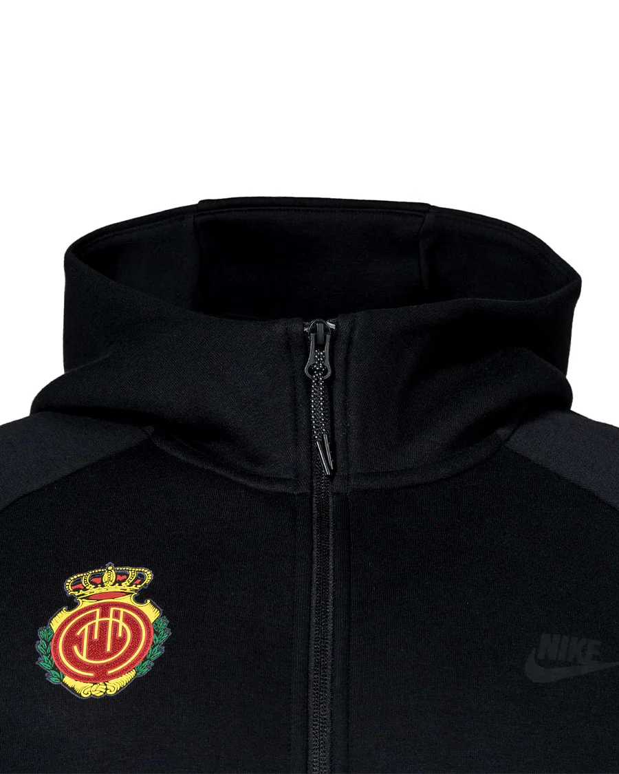 Chaqueta con Capucha Sportswear Tech Fleece Cortavientos Negra - Image 6