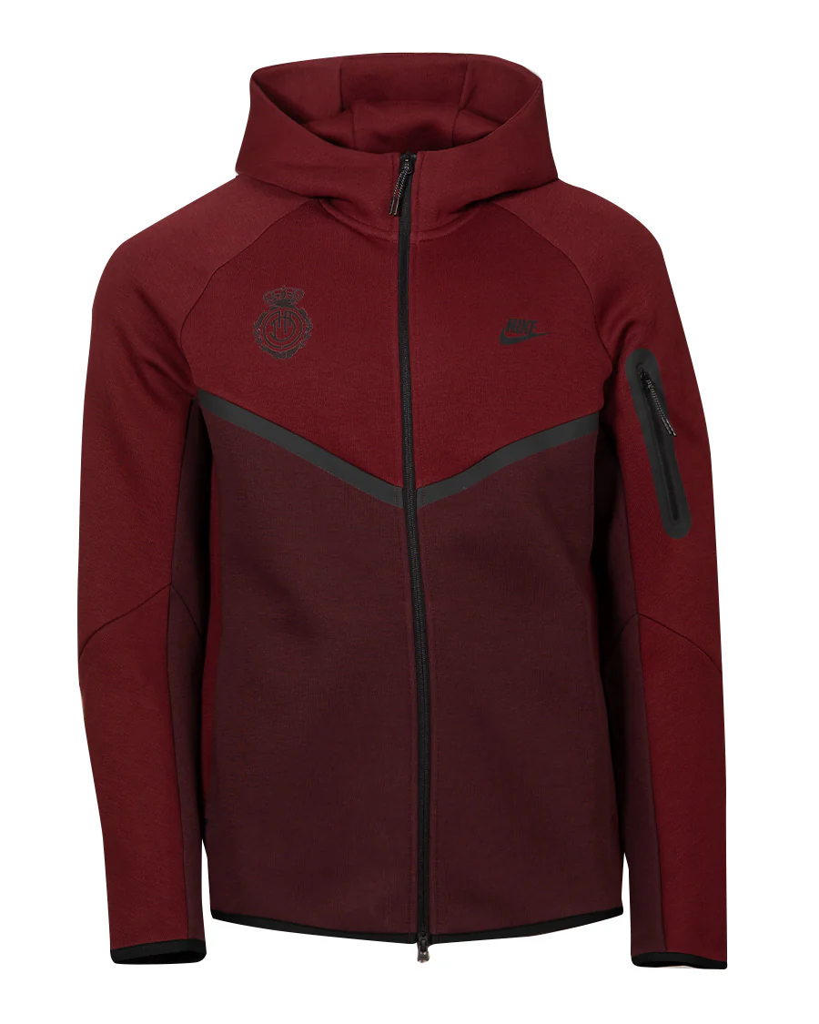 Chaqueta con Capucha Sportswear Tech Fleece Cortavientos Burdeos