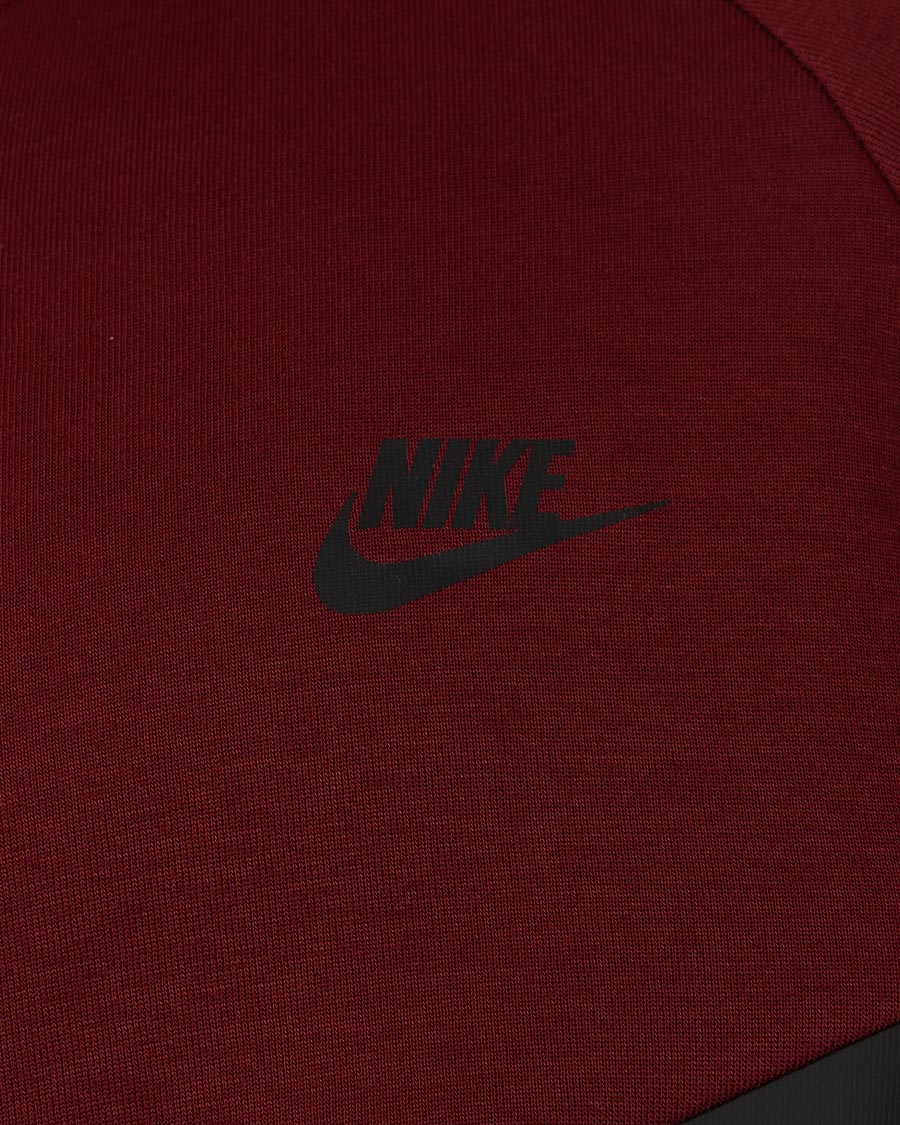 Chaqueta con Capucha Sportswear Tech Fleece Cortavientos Burdeos - Image 5