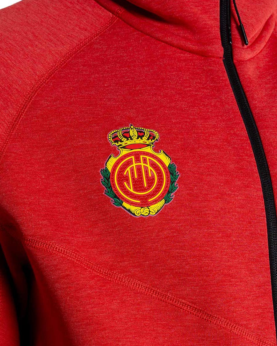 Chaqueta con Capucha Tech Fleece Roja - Image 3