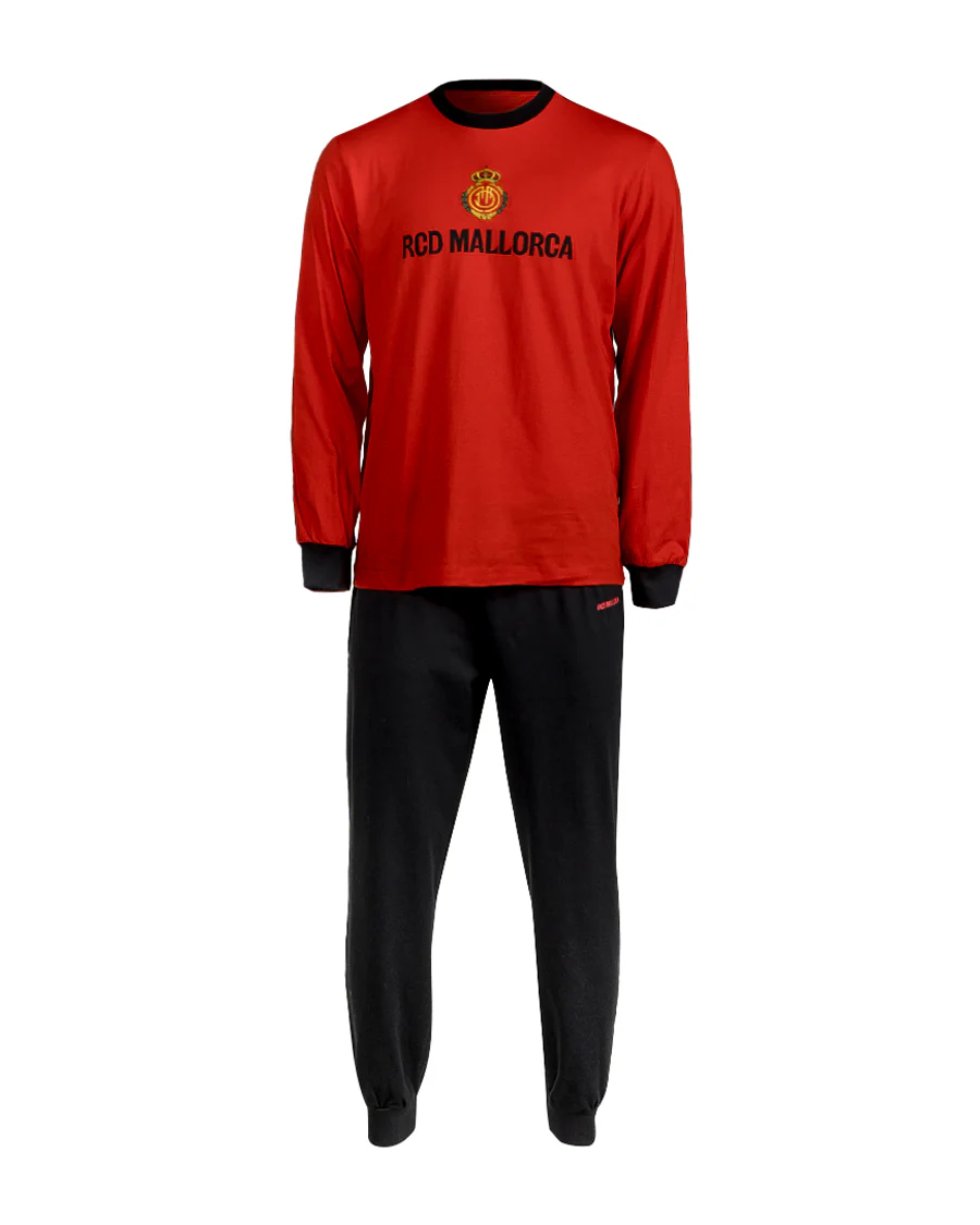 Pijama Invierno Rojo Negro