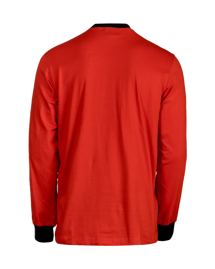 Pijama Invierno Rojo Negro - Image 4
