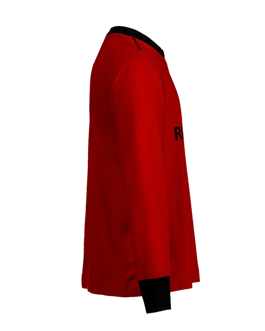 Pijama Invierno Rojo Negro Niño - Image 4
