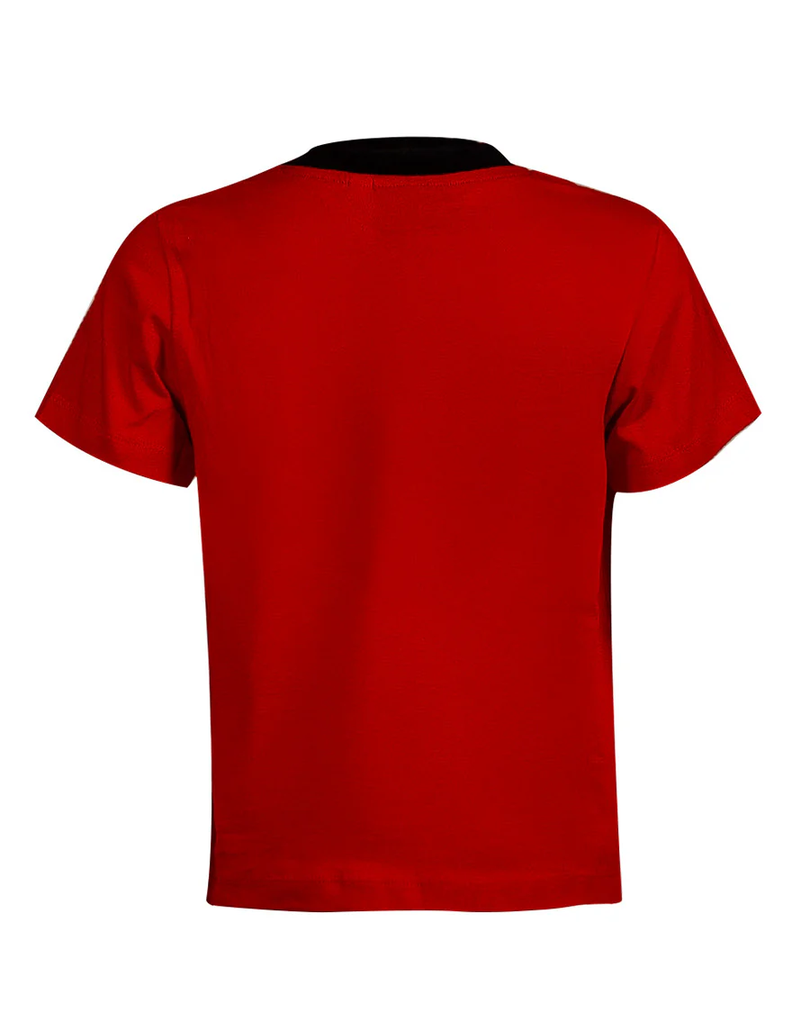 Pijama Verano Rojo Negro Niño - Image 3