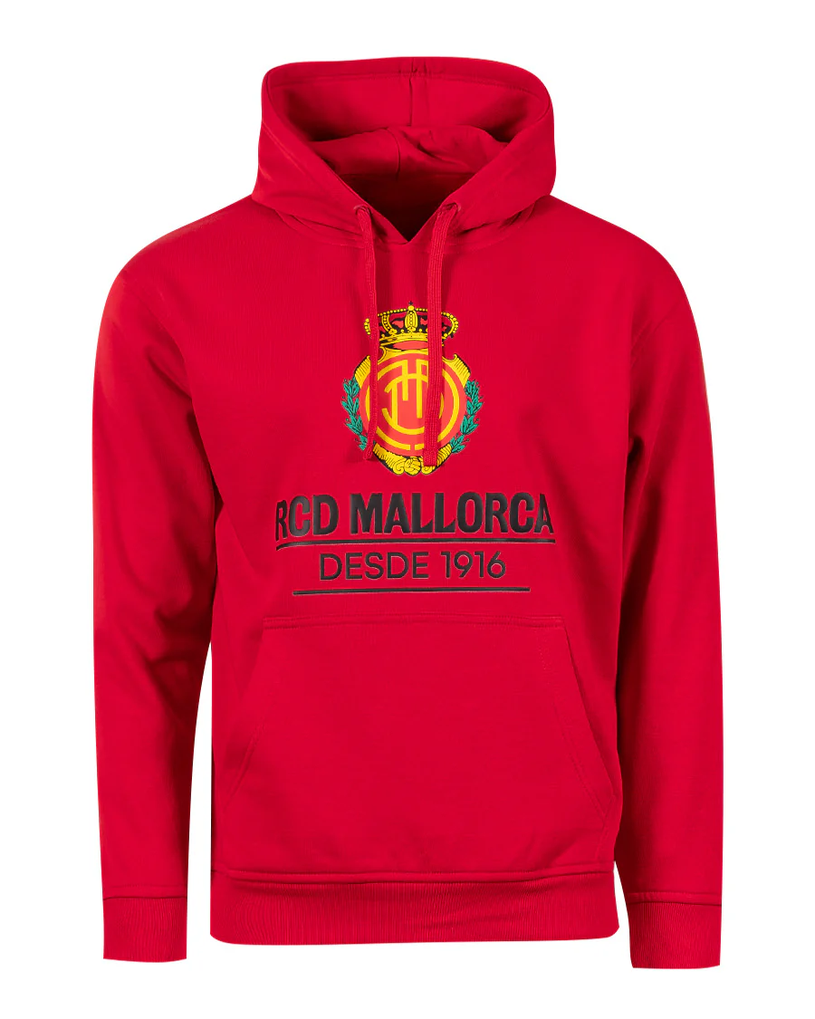 Sudadera con capucha Fanswear Escudo Roja
