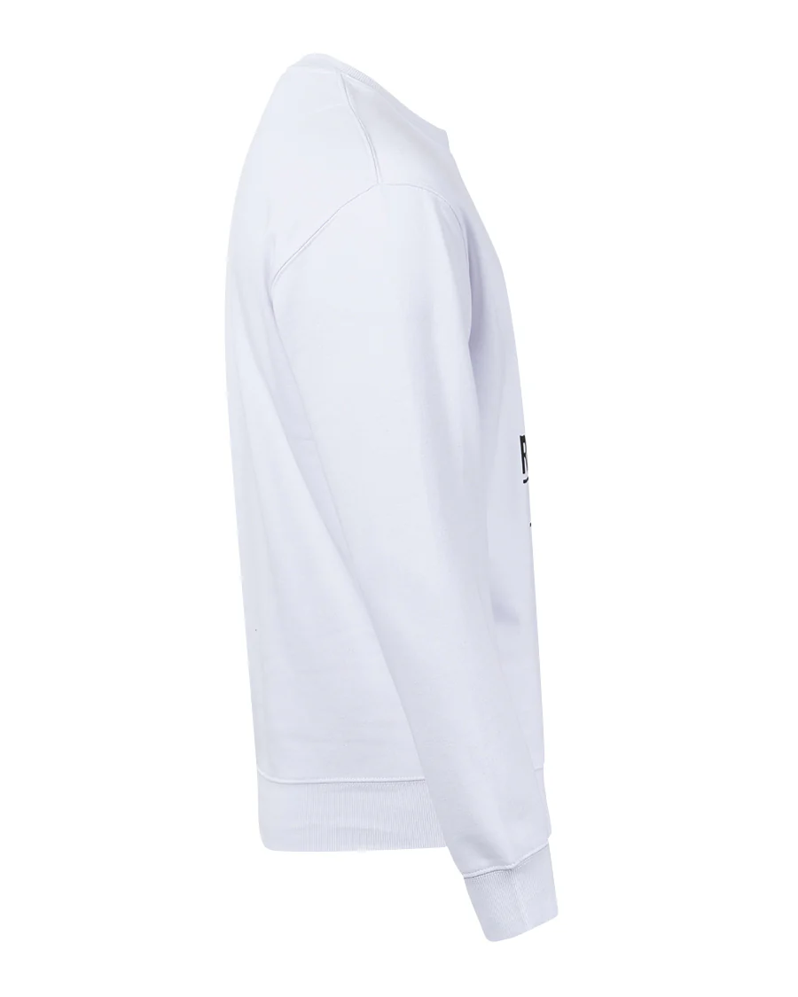 Sudadera Fanswear Escudo Crew Blanca - Image 3