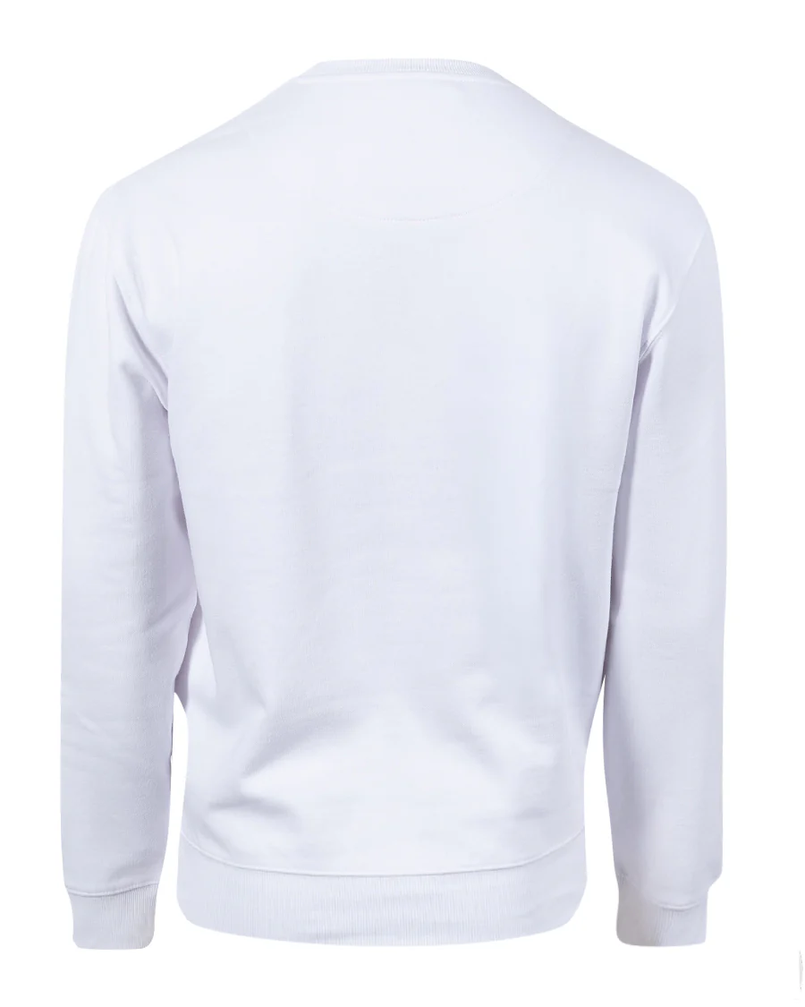 Sudadera Fanswear Escudo Crew Blanca Niño - Image 2