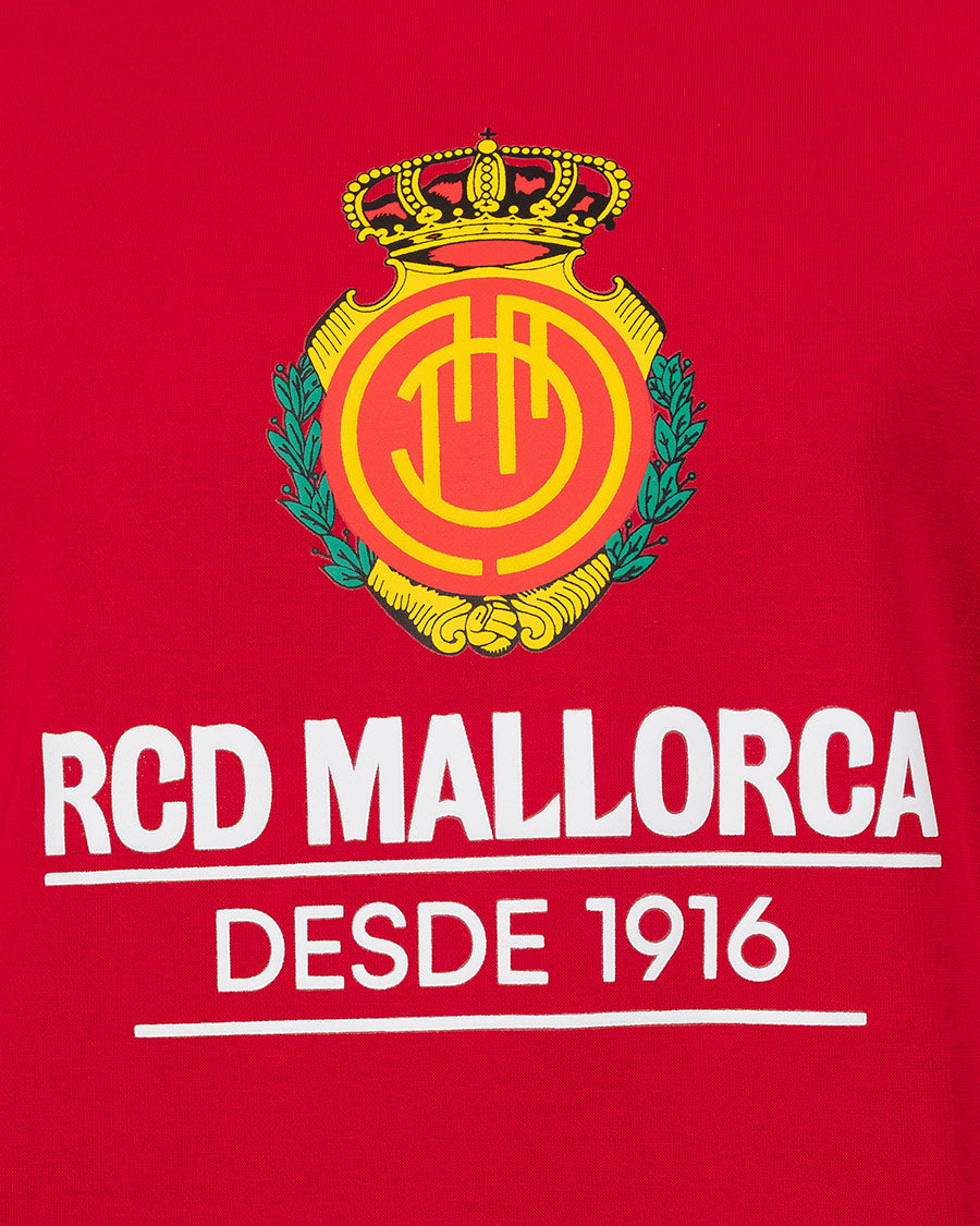 Sudadera Fanswear Escudo Crew Roja - Image 4