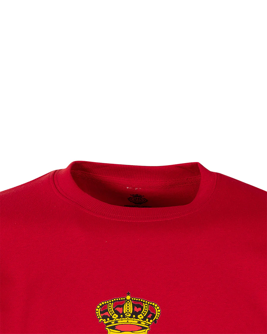 Sudadera Fanswear Escudo Crew Roja Niño - Image 5