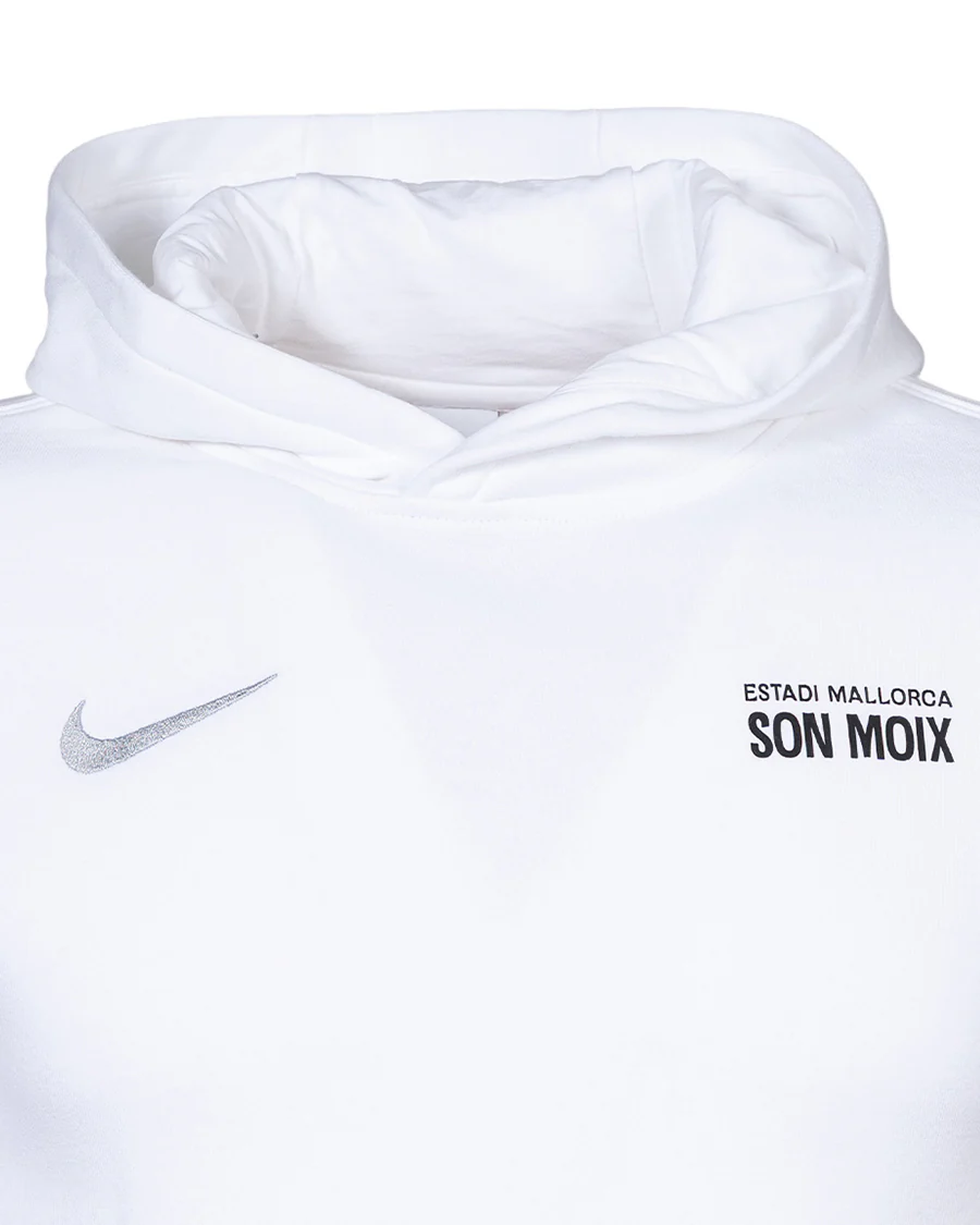 Sudadera con Capucha Fanswear Estadi Mallorca Son Moix Blanca Niño - Image 6